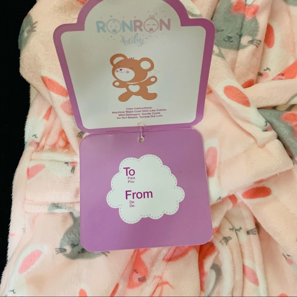 Baby Bath Robe_Faux Mink_OS_NWT - Picture 5 of 6